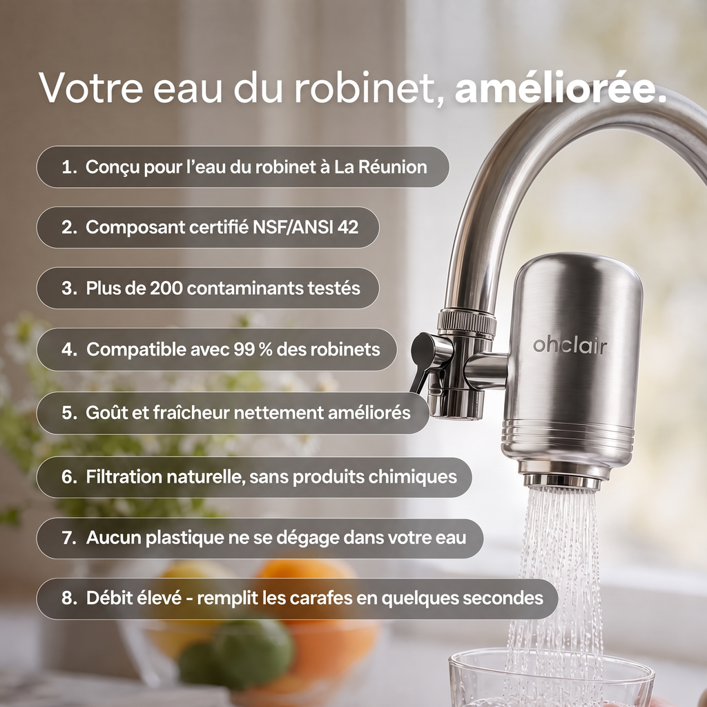 Les 8 atouts du filtre Ohclair